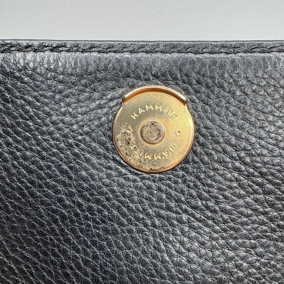 Hammitt AJ Crossbody Clutch Texas Tapestry Black Leather Removable Strap - Picture 13 of 14